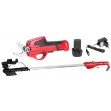 STREND PRO SET Aku nůžky na větve a vinnou révu 7,2V/1,5Ah + teleskopická tyč