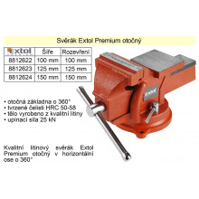 Svěrák Extol Premium otočný 125 mm