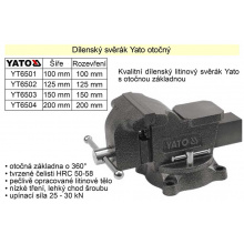 Svěrák  YATO otočný 125 mm