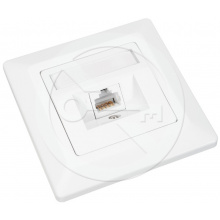 SX9-1-5E-UTP-WH - zásuvka 1x RJ45 CAT5E UTP