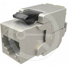 SXKJ-10G-STP-BK-SA - samořezný keystone CAT6A STP