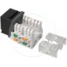 SXKJ-5E-UTP-BK-90 - zařezávací keystone CAT5E UTP