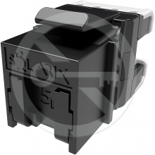 SXKJ-5E-UTP-BK-NA - rychlozařezávací keystone CAT5E UTP