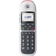 Telefon bezdrátový seniorský Motorola CD5001, bílý