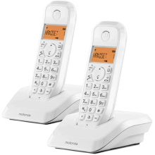 Telefon bezšňůrový Motorola S1202 Duo, bílý