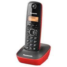 Telefon bezšňůrový Panasonic KX-TG1611FXR, červený