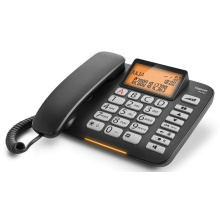 Telefon šňůrový Gigaset DL580, černý