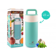 termoska Mixit 2go s čajovým sítkem 420ml mintová