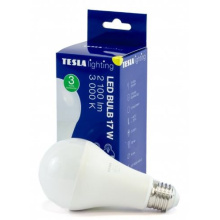 Tesla - LED žárovka BULB E27, 17W, 230V, 2100lm, 25 000h, 3000K teplá bílá 220st