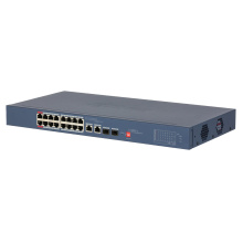 UFS5218-16ET-240-V2 - Cloud MNG PoE switch, 16 x PoE, 2 x Gb uplink RJ45/SFP (combo), 240 W,