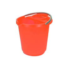 Vědro oválné, se ždímačem, plastové, 15 l, mix barev