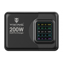 Viking USB GaN charger 200W PD Pro