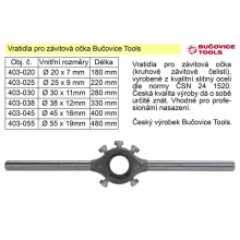 Vratidlo pro závitová očka 55x19 mm Bučovice Tools