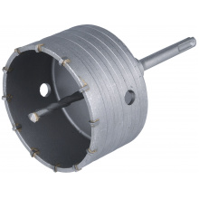 vrták SDS PLUS do zdi korunkový, Ř100mm, délka stopky 100mm, EXTOL PREMIUM