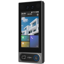 VTO6631QS-WP - IP venkovní jednotka, tváře, hesla, IC a ID karty, Bluetooth,  Wi-Fi, interkom, stříbrná barva