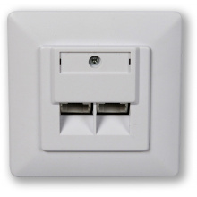 WO-332 smart C5E 2P - zásuvka 2x RJ45 CAT5E UTP