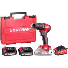 WORCRAFT CHD-S20LiBCM Aku vrtací šroubovák s příklepem 60Nm, 20V, bezuhlíkový, 2x2.0Ah