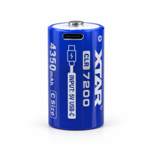 XTAR C 1,5 V CLR 7200 4350 mAh USB-C nabíjecí Li-ion baterie