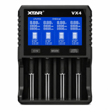 XTAR VX4 nabíječka s LCD displejem 4 port, 18650 / 21700 / AA / AAA