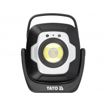 YATO Aku světlo LED reflektor 10W se senzorem pohybu, USB nabíjecí, magnet