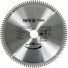 YATO Pilový kotouč na hliník 250x30mm 100 zubů YT-6095