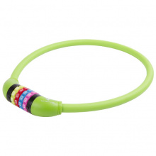 zámek  M-Wave 12x650mm kódový Security silicon zelený