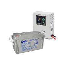 Zdroj záložní GETI GEP501LF sinus 500W nástěnný + baterie 120Ah