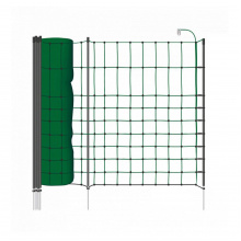 Zelená vodivá síť STANDARD elektrický ohradník pro psy, králíky, kočky, výška 65 cm, 50 m, 1 hrot