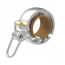 zvonek Knog Oi Bell LUXE stříbrný malý