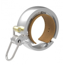 zvonek Knog Oi Bell LUXE stříbrný velký
